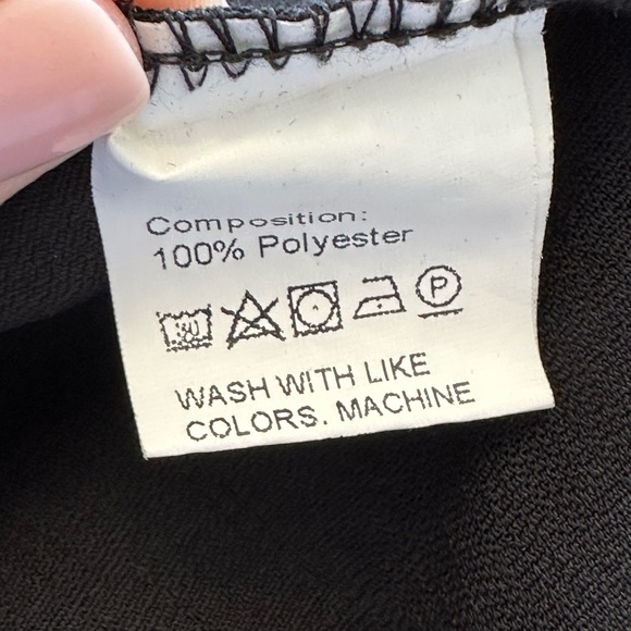 A1 - #55 Shein black cut out backless mini dress tiered size large - Picture 11 of 14